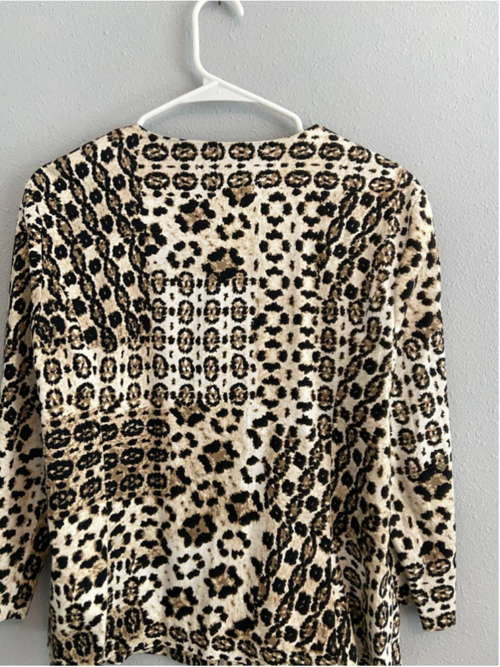 Ruby Rd. Fall animal print Shacket size 12. - Picture 3 of 5